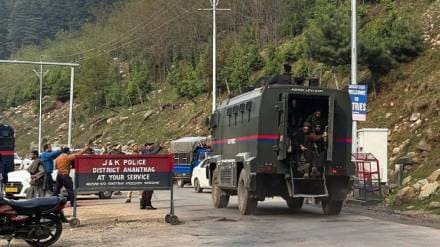 road traffic Srinagar-Jammu journey