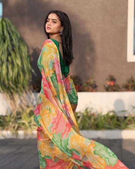 shivali parab saree look