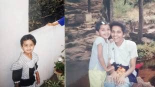 marathi actress shares childhood photos playing lead role