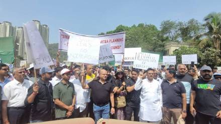 Citizens protest against Thane Borivali tunnel road