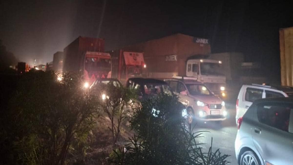 Massive traffic jam on national highway kasa news