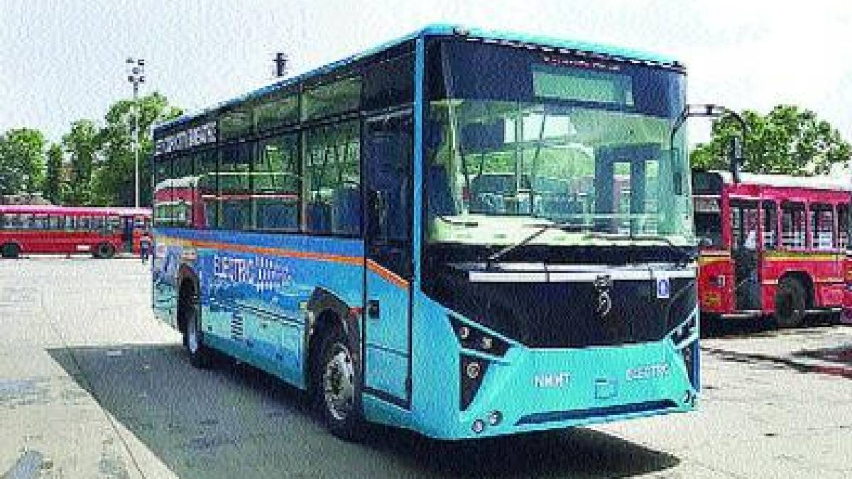 Electric buses have started on the Uran to Koparkhairane route, providing relief to passengers in summer