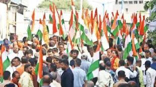 A tricolor rally was taken out from Ahilyanagar city on behalf of BJP