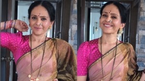 सैराट झालं जी! केसांत गजरा, नाकात नथ अन्…; ऐश्वर्या नारकरांचा साडीमधील खास लूक
