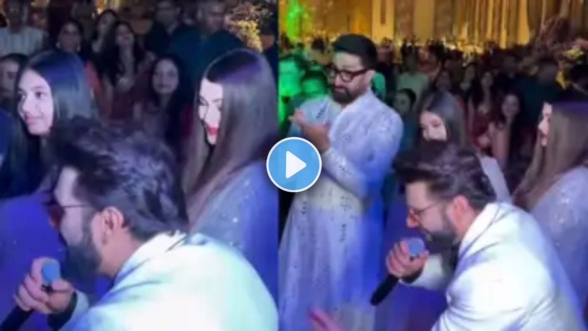 aishwarya rai abhishek bachchan and aaradhya bachchan dance together