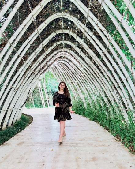 Aishwarya Shete Black One Piece Dress Look