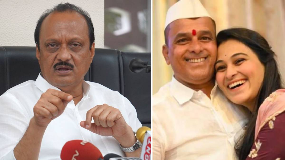 Ajit Pawar meets Vaishnavi Hagawane family