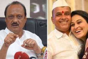 Ajit Pawar meets Vaishnavi Hagawane family
