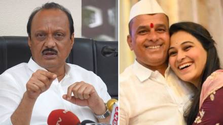 Ajit Pawar meets Vaishnavi Hagawane family