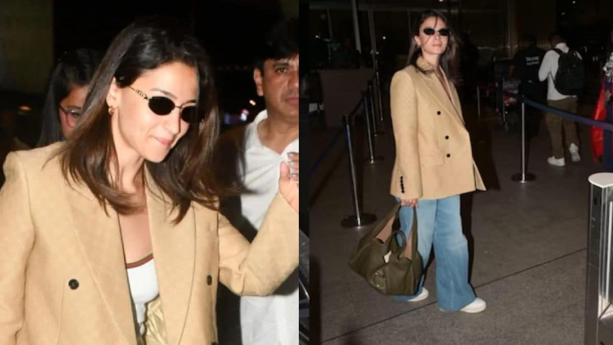 cannes 2025 alia bhatt left for cannes the actress looked stylish at the airport
