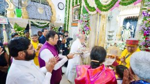 Amit Shah at Shri Laxminarayan Temple in Mumbai on its 150th anniversary, celebrating Maharashtra’s cultural legacy