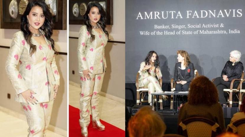 Amruta Fadnavis,Celebrity,cannes film festival
