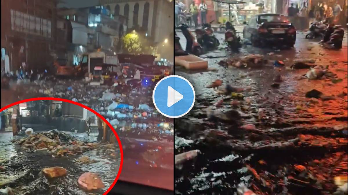 mumbai rain Andheri subway viral video