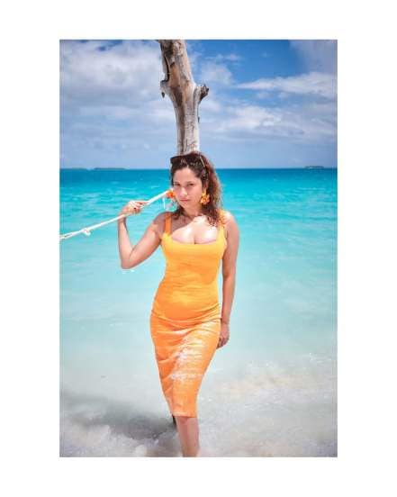 Ankita lokhande bold photoshoot on beach