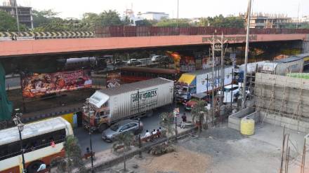 Extension of the repair work of the cracked bridge at Butibori flyover Nagpur news