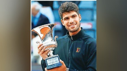 Spain Carlos Alcaraz beats Yannick Sinner to win Italian tennis tournament sports news