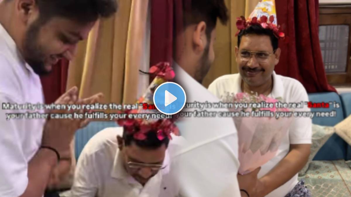 Children Celebrate their fathers birthday