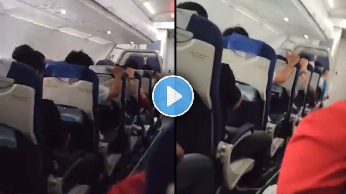 Delhi Srinagar IndiGo flight turbulence