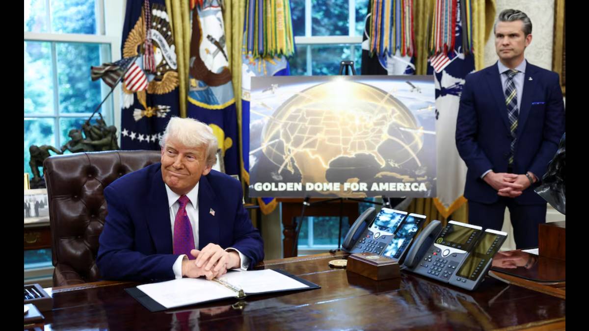 Donald Trump Golden Dome announcement for america
