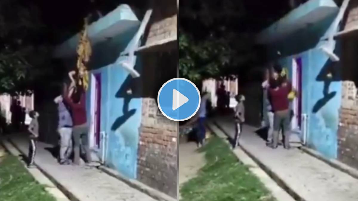 Drunk Husband Assaulting wife