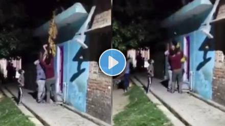 Drunk Husband Assaulting wife