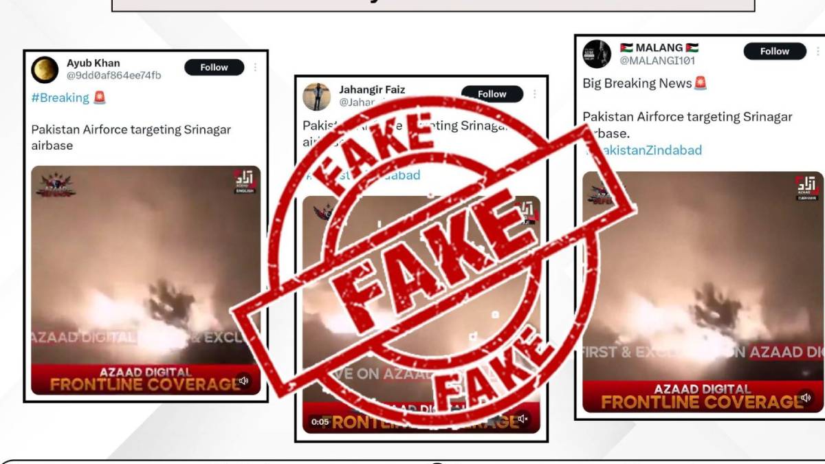 India Airstrike Operation Sindoor Fake Viral Video of Attack