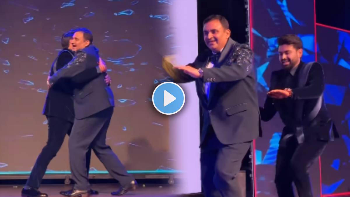 Father and son dance video