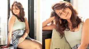 Gauri Kulkarni Denim Shorts Look