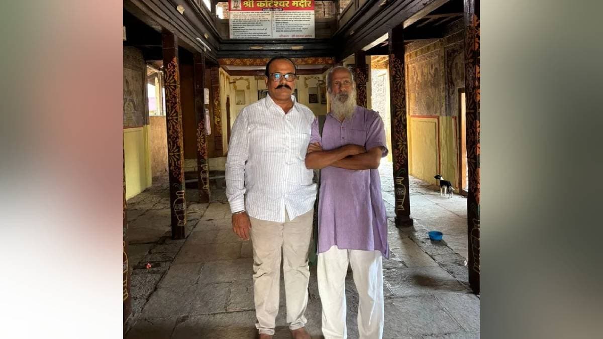 Harshvardhan Sapkal inspects Koteshwar temple Satara news