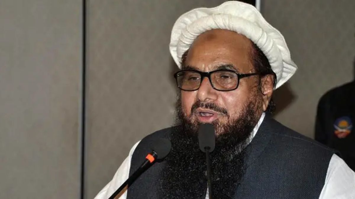 Hafiz Saeed during a court appearance related to terror activities in India​