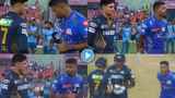 Shubman Gill Hardik Pandya Rivalry Shows in MI vs GT Eliminator Handshake Snub and Wicket Celebration Video