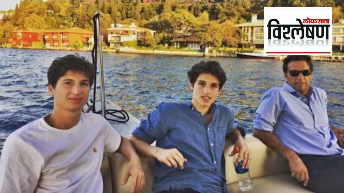 Qasim and Sulaiman Khan, the sons of imprisoned former Pakistani Prime Minister Imran Khan