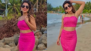 Janhavi Killekar shared pink dress photos on social media