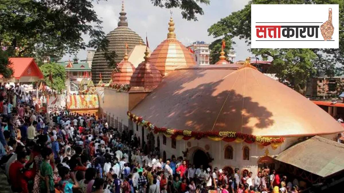 All party political leader nanded Guwahati Kamakhya goddess