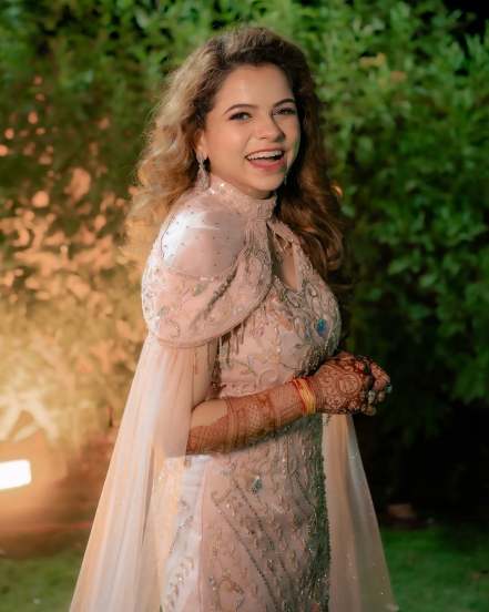 Kartiki Gaikwad Pise Golden Designer Gown
