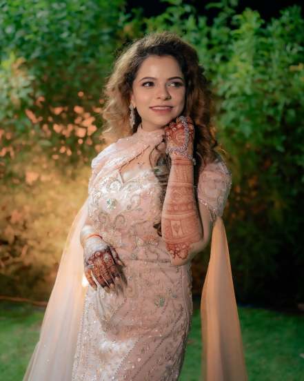 Kartiki Gaikwad Pise Golden Designer Gown
