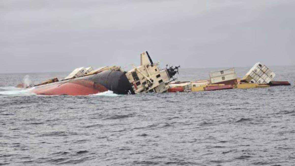 Kerala Ship Capsizes