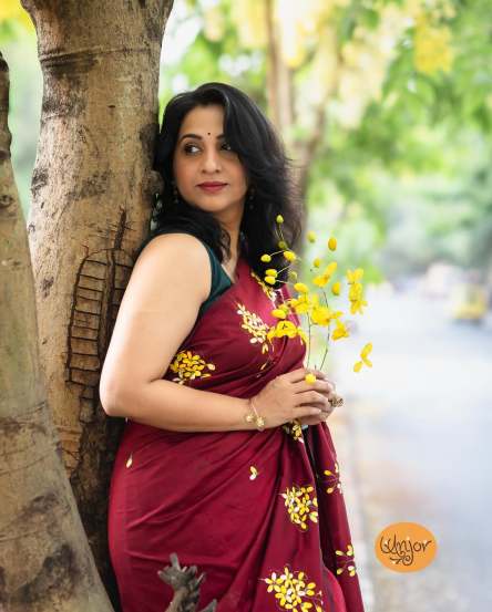 Madhurani Gokhale Saree Look Photoshoot