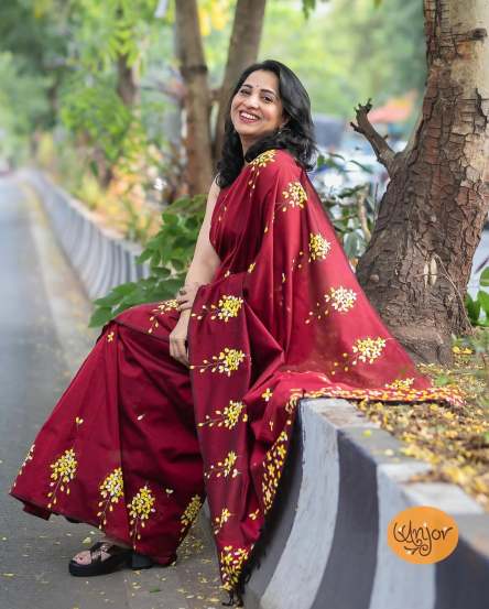Madhurani Gokhale Saree Look Photoshoot
