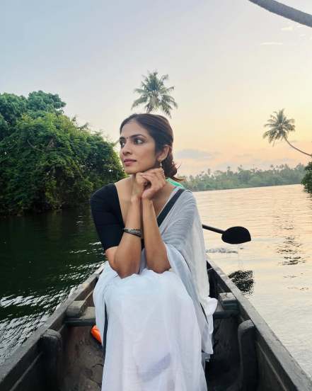 Malavika Mohanan Kerala Vacation