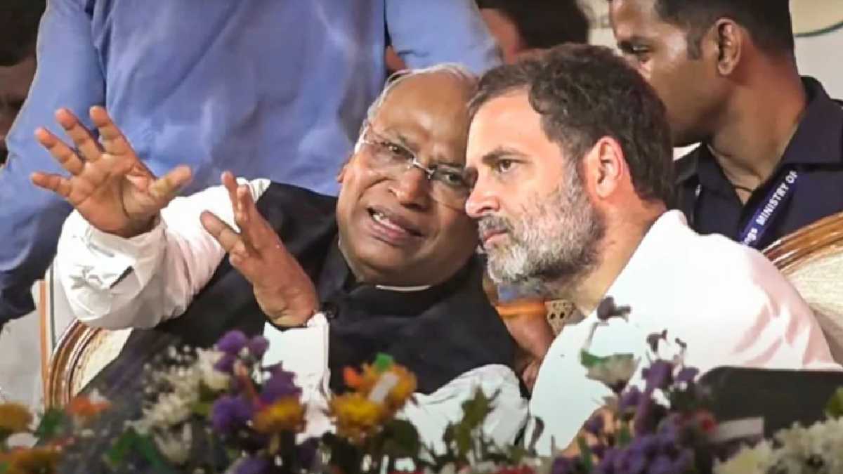 Mallikarjun Kharge Rahul Gandhi PTI