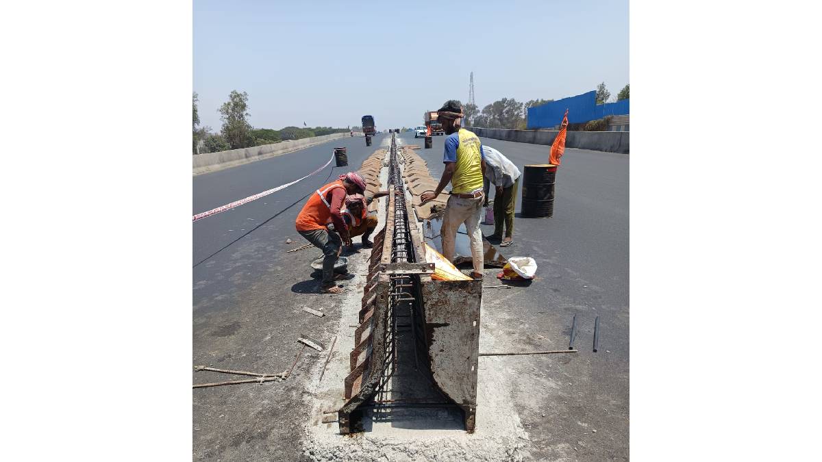 Concreting work on Mumbai Ahmedabad National Highway in the state has been completed Work on four major flyovers is expected to be completed by the last week of May