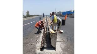Concreting work on Mumbai Ahmedabad National Highway in the state has been completed Work on four major flyovers is expected to be completed by the last week of May