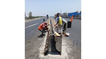 Concreting work on Mumbai Ahmedabad National Highway in the state has been completed Work on four major flyovers is expected to be completed by the last week of May