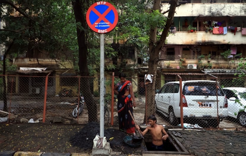 yesterday's heavy rainfall and near-deluge, municipal authorities are now actively engaged in a significant clean-up operation