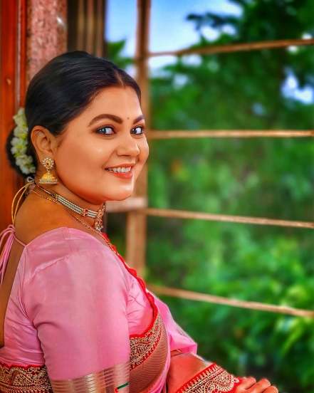 Namrata Sambherao Green Saree Look