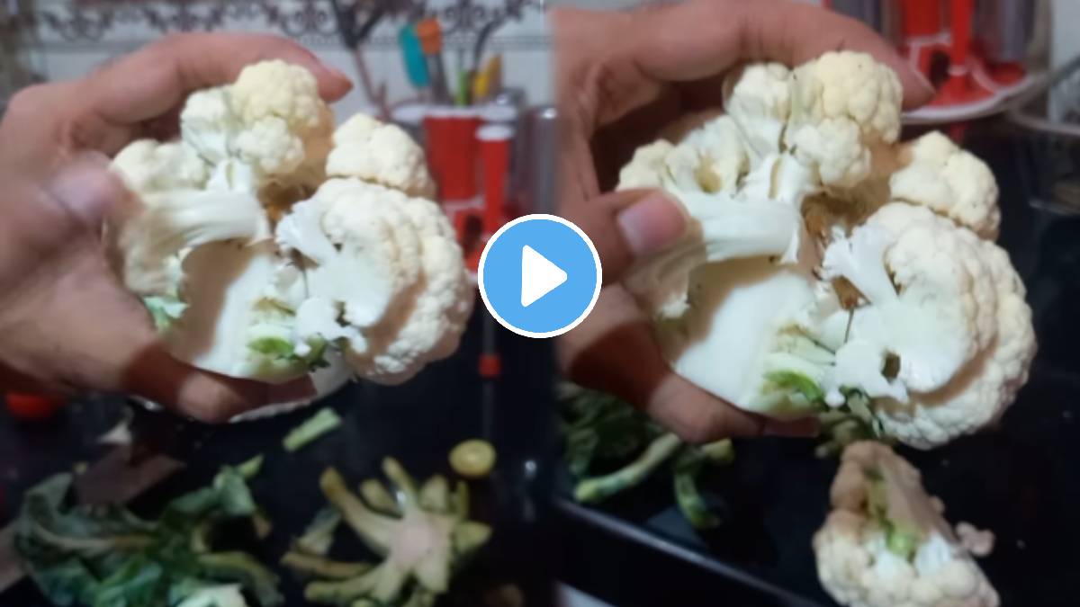 Unhygienic flower vegetables video