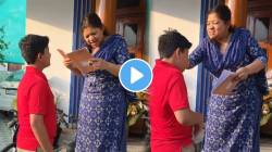 VIDEO:मुलानं मदर्स डेनिमित्त आईवर लिहिला खतरनाक निबंध; वाचून आई भडकली अन् मुलाला धू धू धुतला; निबंध वाचून तुम्हीही पोट धरुन हसाल