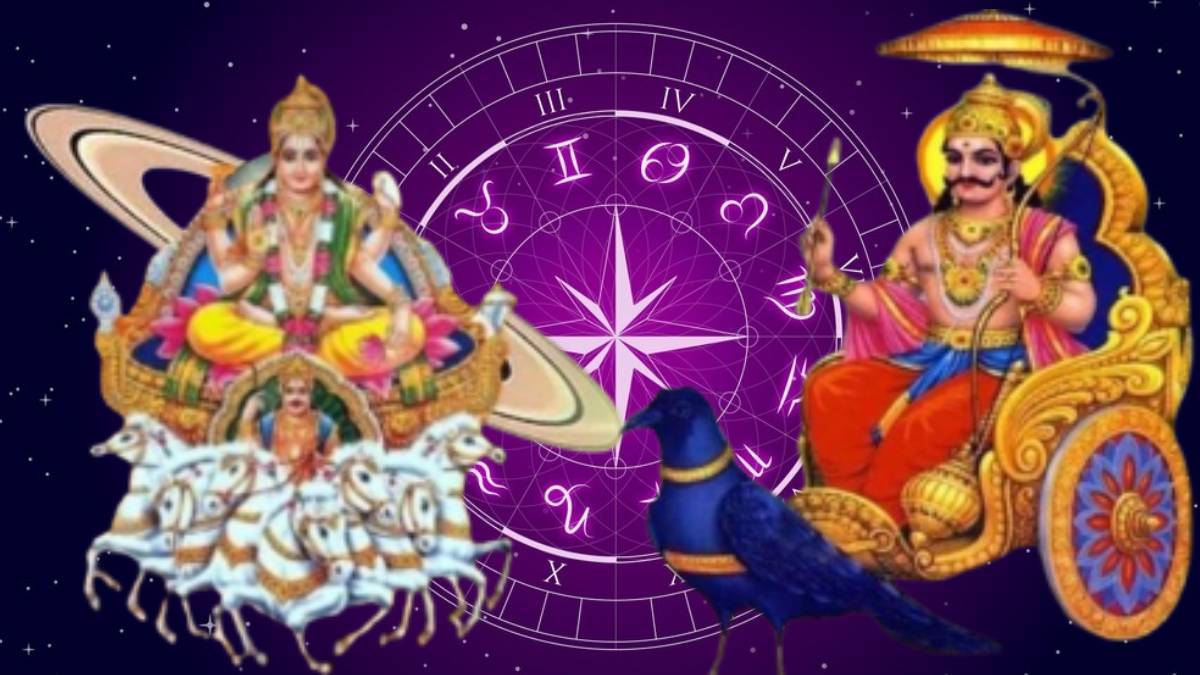 Shani-Surya Create Ardhakendra Yog