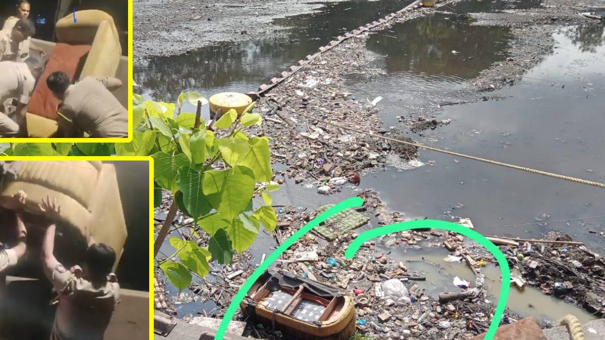 police , sofa , river , Dahisar, loksatta news,
